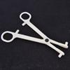 Disposable Sterile Slotted Round Navel Forcep Clamp Open Plier Ear Nose Piercing
