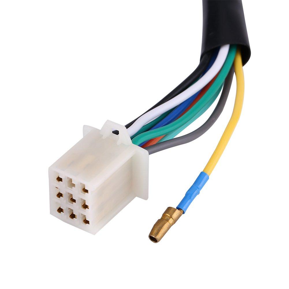 Left & Right Motorcycle Control Switch Turn Signal Horn Fits 22mm Handlebar Headlight Switch Spotlight On/Off