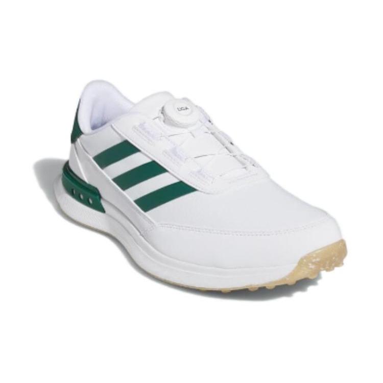 adidas S2G SlbBore24 Dämpning, Slitstarka Låga Golfskor Herr Vit Grön IF0291