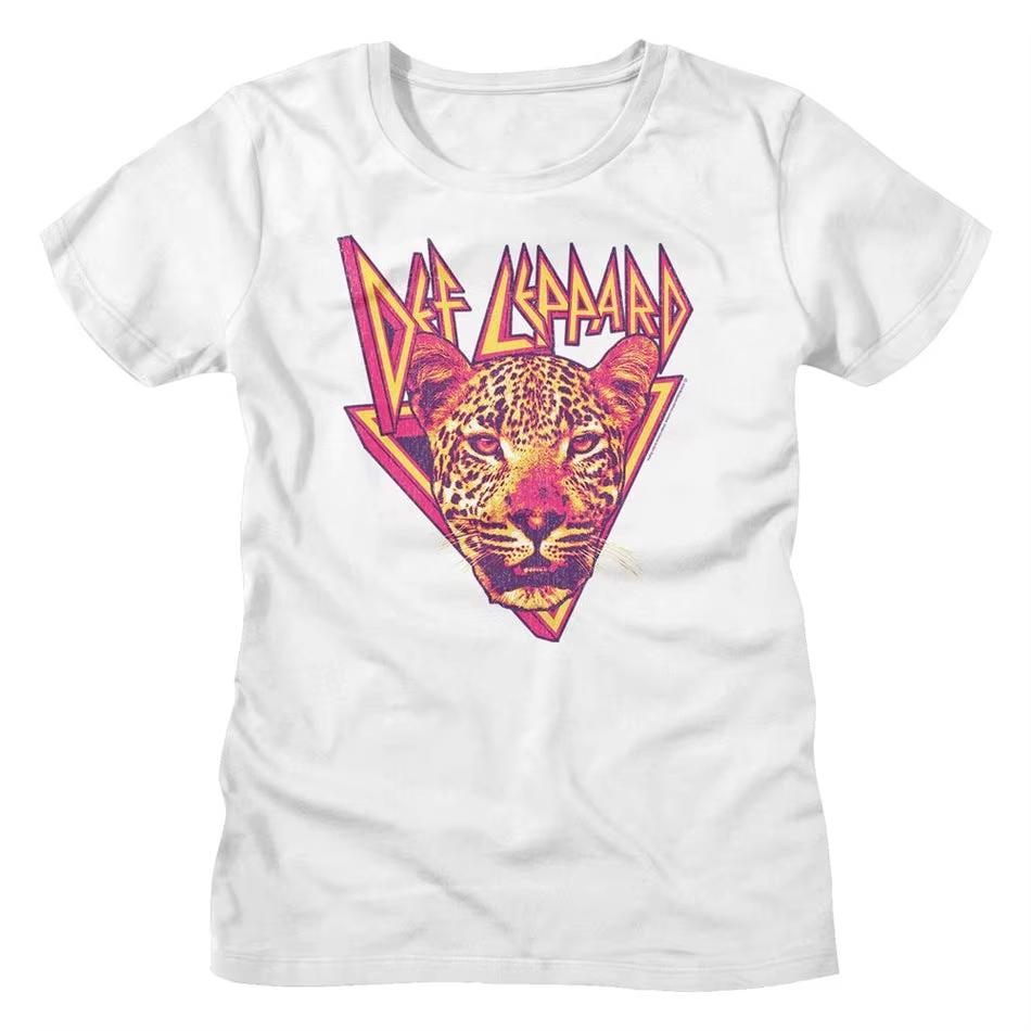 2026 Hard Rock Band Def Leppard Grafica Stampa Poster Classico Magliette Uomo Donna Moda Accessori Magliette Casual Top Oversize