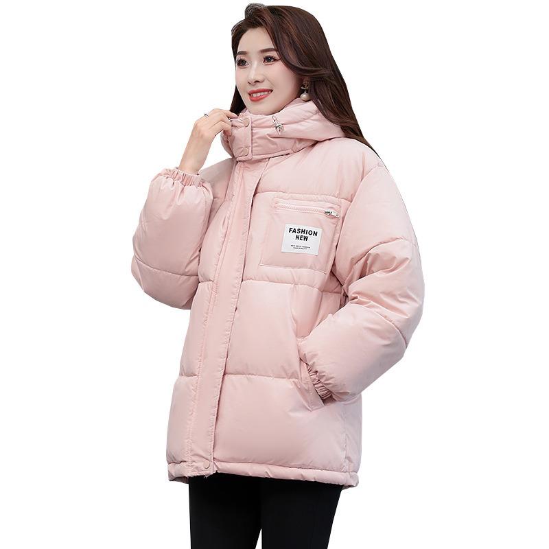 Bread Clothes Short Down Cotton-padded Clothes Women's New Trendy Loose Autumn and Winter Clothes Large Size Thickened Padded Jacket