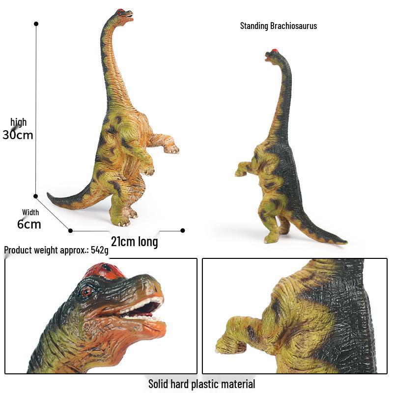 Children's Jurassic Dinosaur Toys: Gigantosaurus & Tyrannosaurus Rex Models
