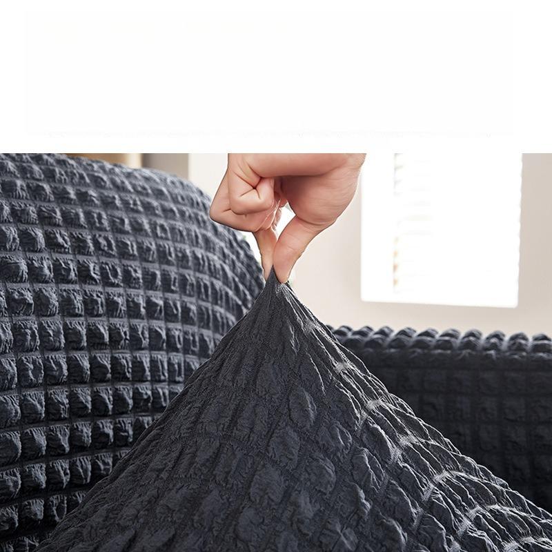 Skirt Hem Sofa Cover 3D Bubble All-inclusive Stretch Cover Dust Cover Non-slip Sofa Mat Slipcovers Living Room Decoration