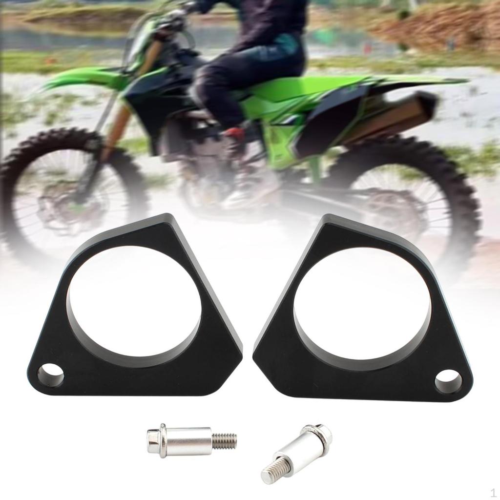 Motorcycle Handlebar Handle Bar Riser Clamp Easy Installation Metal Heightening for Ninja