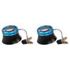 ABKS-2Pcs Clip On Eyeglass Magnifier, 20X Watchmaker Loupe Jewelers Loupe Magnifying Glass Watchmaker