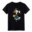 Army Duck Graffiti Graphic T-Shirt Streetwear Cool Duck Cartoon Tee for MenWomen