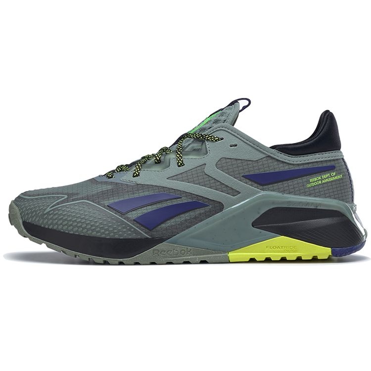 Reebok Nano X2 TR Adventure Harmony Green Solar Acid Yellow Men Sneakers Core-Black HP9227