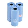 20 Rolls Garbage Clean Up Heart Bag Pet Dog Cat Waste Poop Pick Up Bag Black