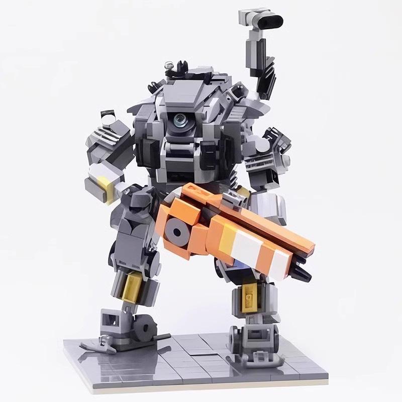 Building Blocks Titanfall 2 Mecha Ion Level Building And Inserting Creative Toy Model Ornaments