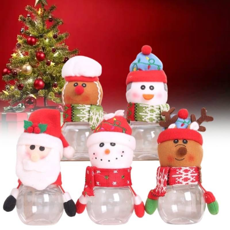 Cute Christmas Candy Jar With Penguin Figure Perfect For Treats And Holiday Dcor