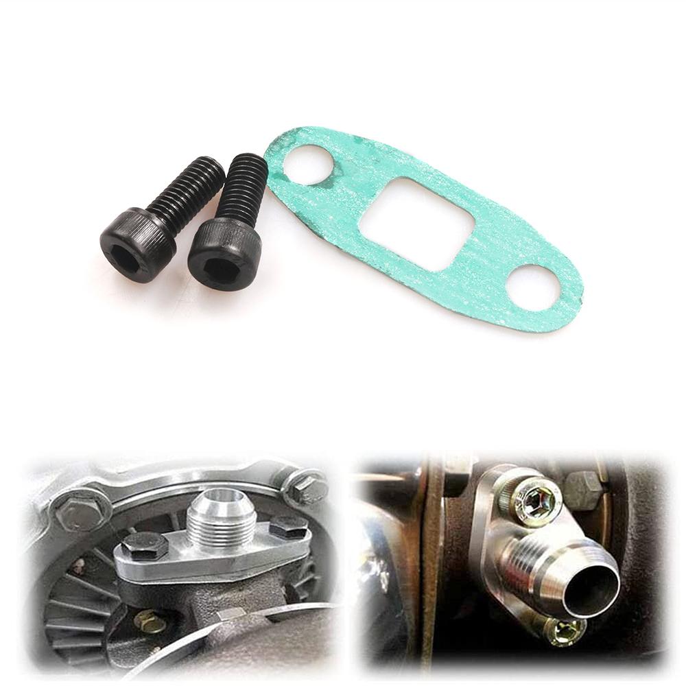 Garnitură de flanșă de evacuare a uleiului turbo 10AN Garrett GT28 GT30 GT35 T3 T4 Kit adaptor turbocompresor