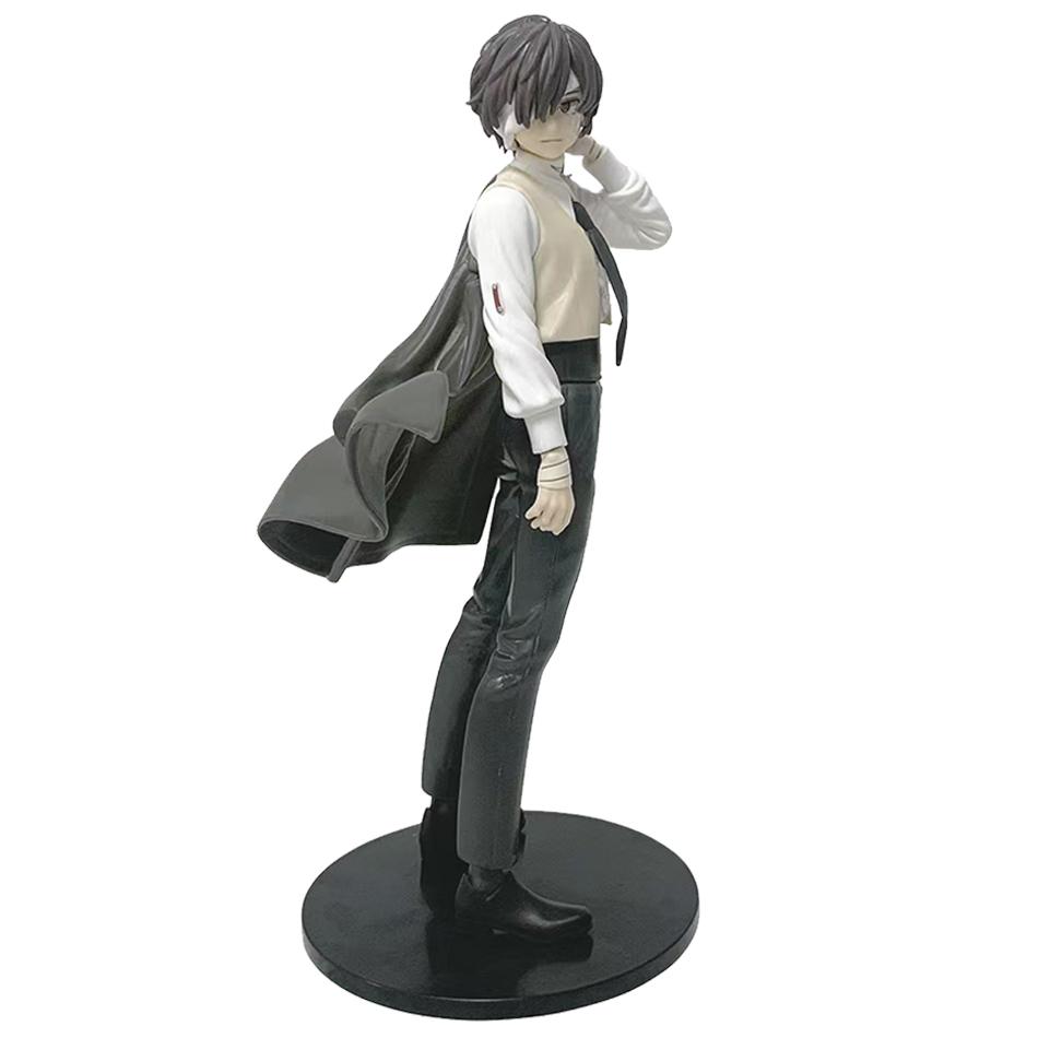 Anime Bungo Stray Dogs Nakahara Chuya Figure Dazai Osamu Action Figures Noodles Press Model PVC Collectible Toys Birthday Gifts