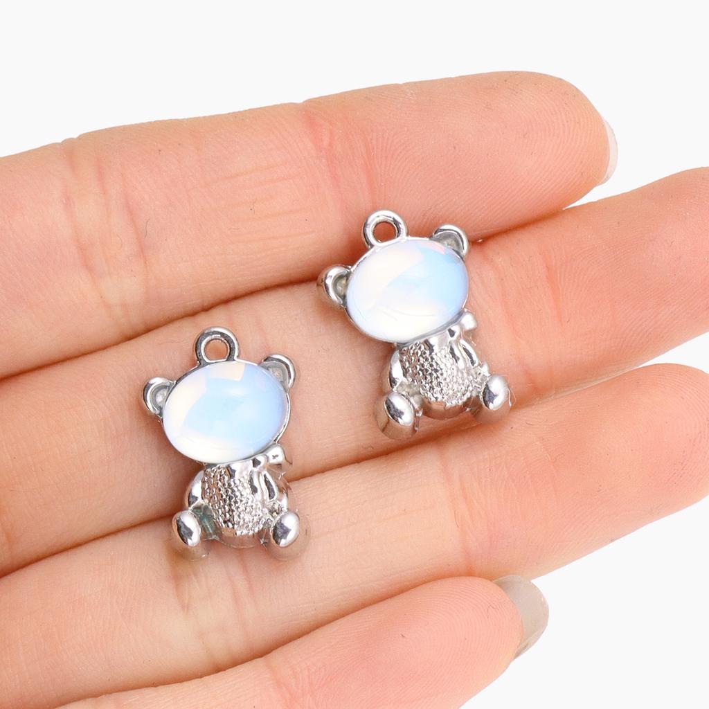 5 Stück Neumond Stern Herz Anhänger Mode Y2K Stil Legierung Anhänger Für DIY Handgefertigte Halskette Armband Und Schmuckherstellung Handwerk