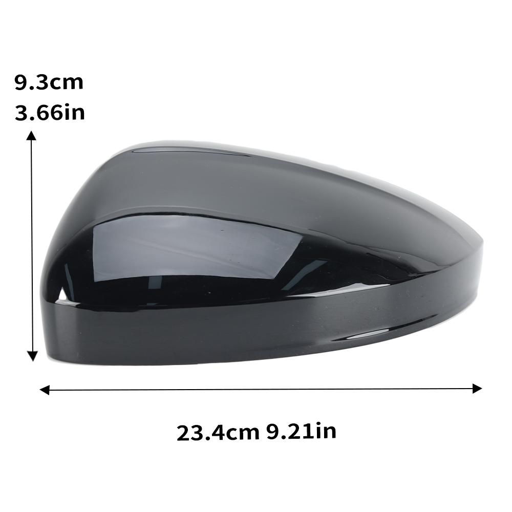 Rearview Mirror Housing Cover Cap For Volkswagen Tiguan 2008 2009 2010-2017 Glossy Black Side Mirror Cover Cap Car Accessories