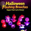 5 stk Halloween LED Lysende Fingerringe Assorterede Spooky Designs Til Halloween Fest Knep Eller Slik Børne Favor