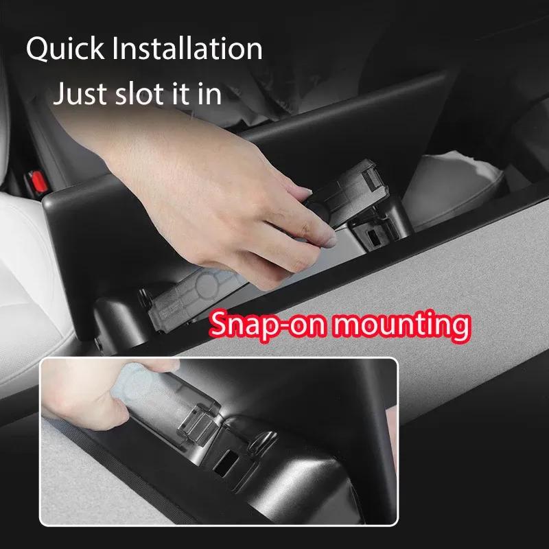 For Tesla Model Y LAUNCH/Juniper/3+ Highland Central Control Screen Storage Box Car Storage Box Automotive Accessories
