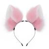 Handmade Plush Animal Ear Headband Cosplay Cat Fox Ears Costume Accessory Cute Unisex Hair Band