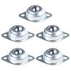 Pack Of 5 Mini Furniture Castors 15mm Round Ball Rollers Small Flat Furniture Rollers Upgrades for Home & Industrial Use