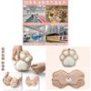 Cartoon Bear Paw U Shaped Pillow With Pp Cotton Fill For Travel And Comfort