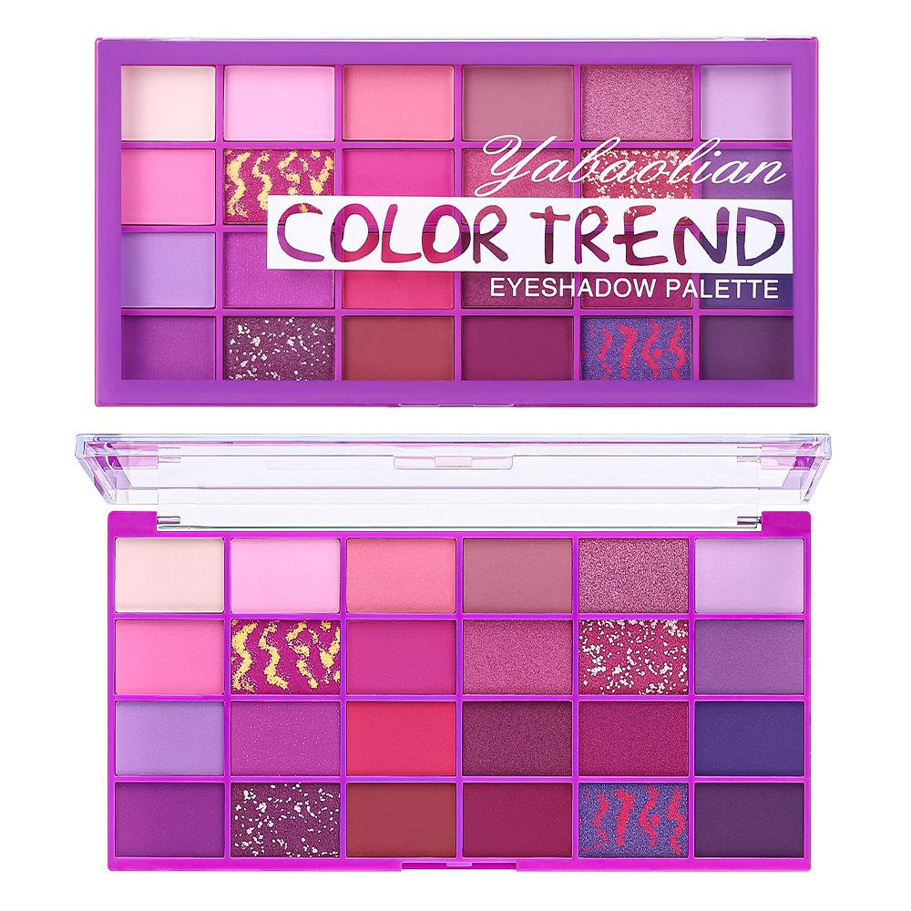 

Прозрачная палитра теней для век из 24 цветов. Перламутровые матовые тени для век с эффектом землистого оттенка. 28g