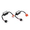 2Pcs LED Resistor Ceramic Head 35W 12V Accurate Decoding Easy Install H4 Negative Converter