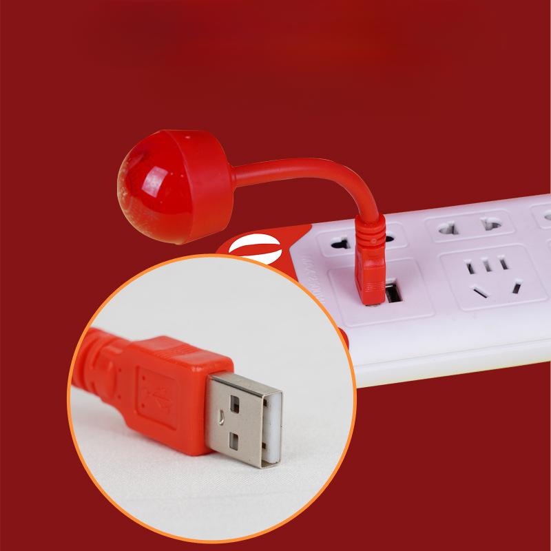 Lollipop Little Fortune Lamp Festive Blessing Atmosphere Night Light Mini Projector Lamps