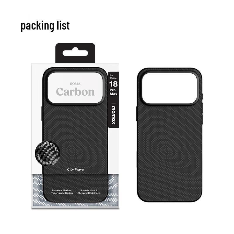MOMAX Aramid Fiber Magnetic Slim Case for iPhone 18 Pro / 17 Pro