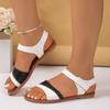 Large-sized Fish-mouth Casual Sandal Style Sandals for Women To Wear Velcro Shoes on Top