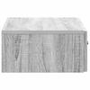 Wall Mounted Side Table Grey Sonoma 59 x 34.5 x 17 cm