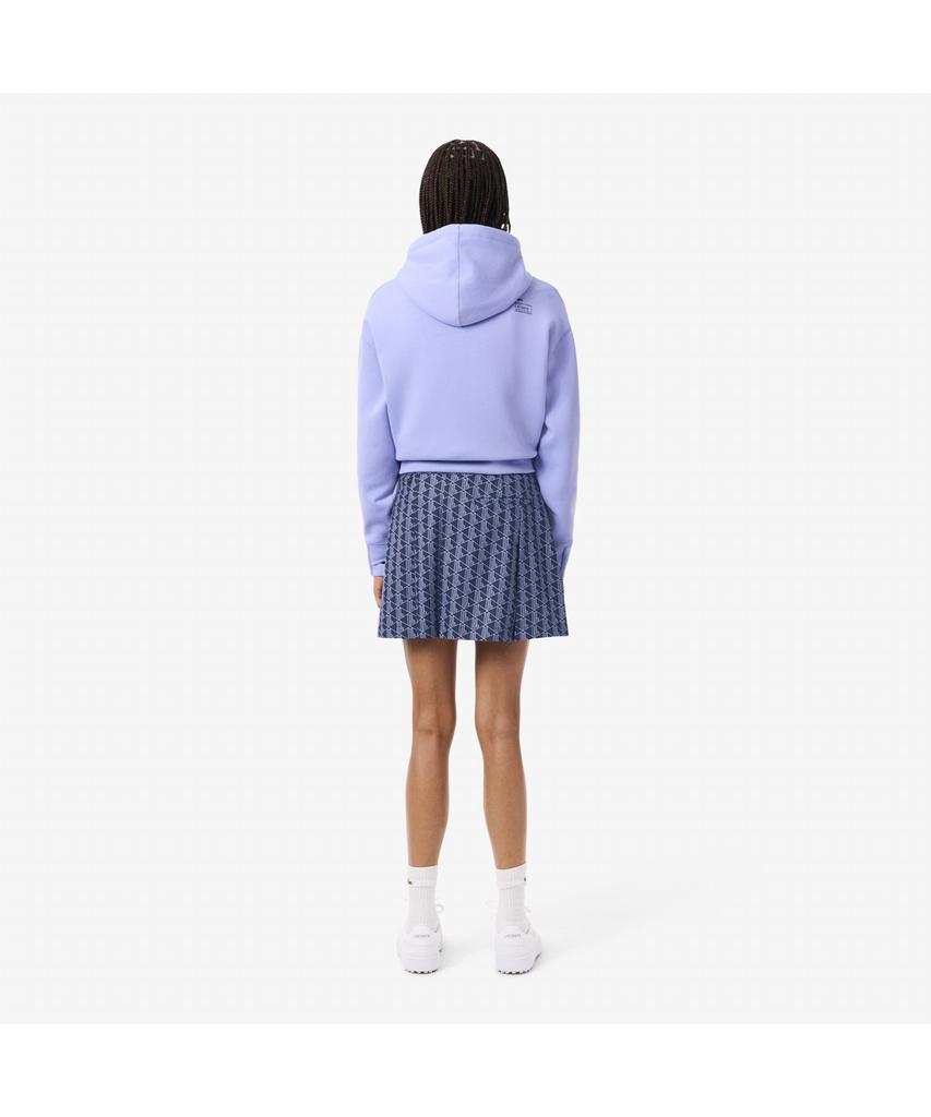 Lacoste Women'S Monogram Golf Skirt Jf8653-55N Ahi