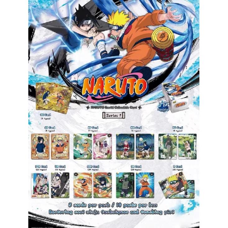 KAYOU Genuine NARUTO Smriti English Version ACG Collectible Card Anime Figures Collection Card Official Factory Supply No Fake