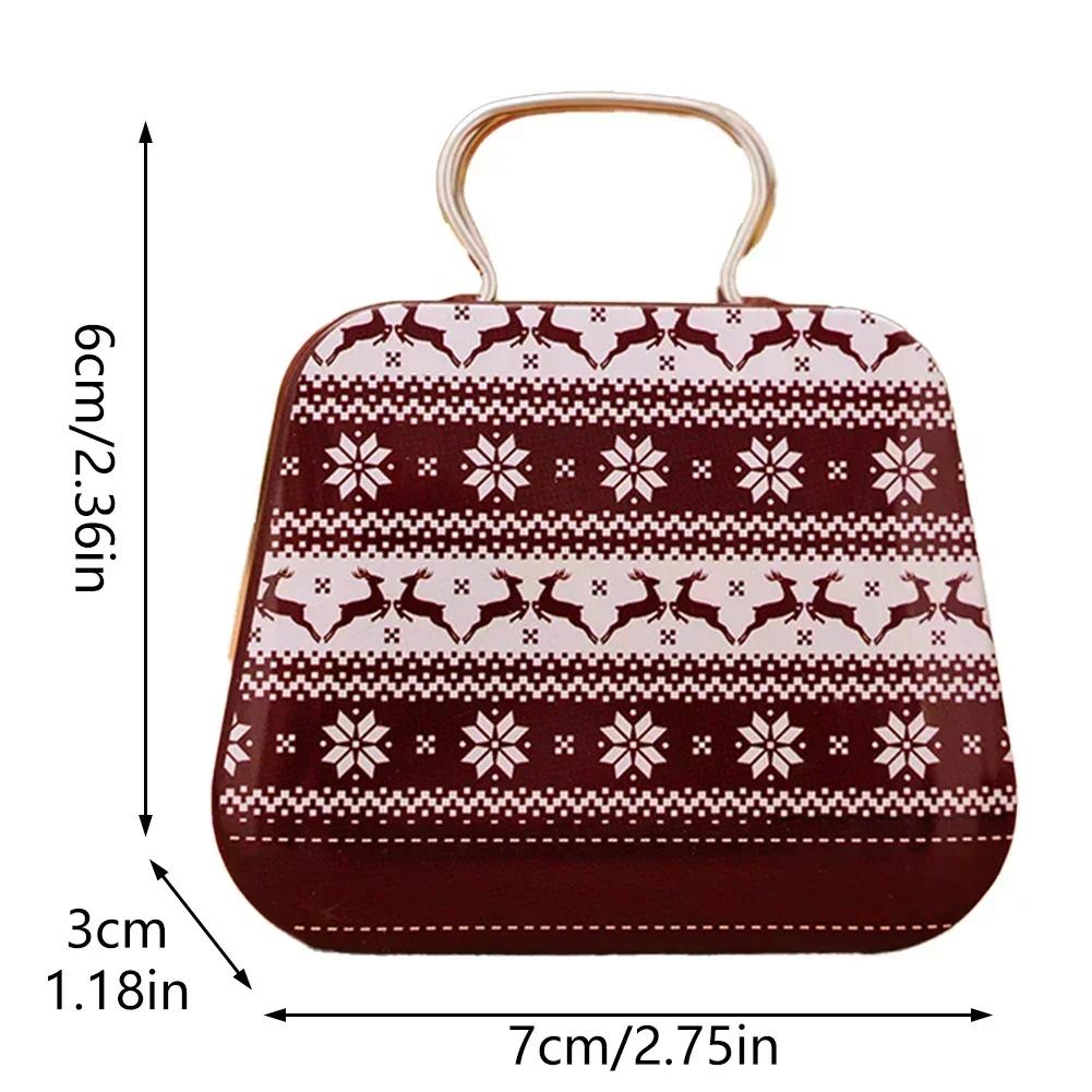 Charming Holiday Decor As Show Metal Cookie Box Ample Space For Treats Effortless Portability For Holiday Treats