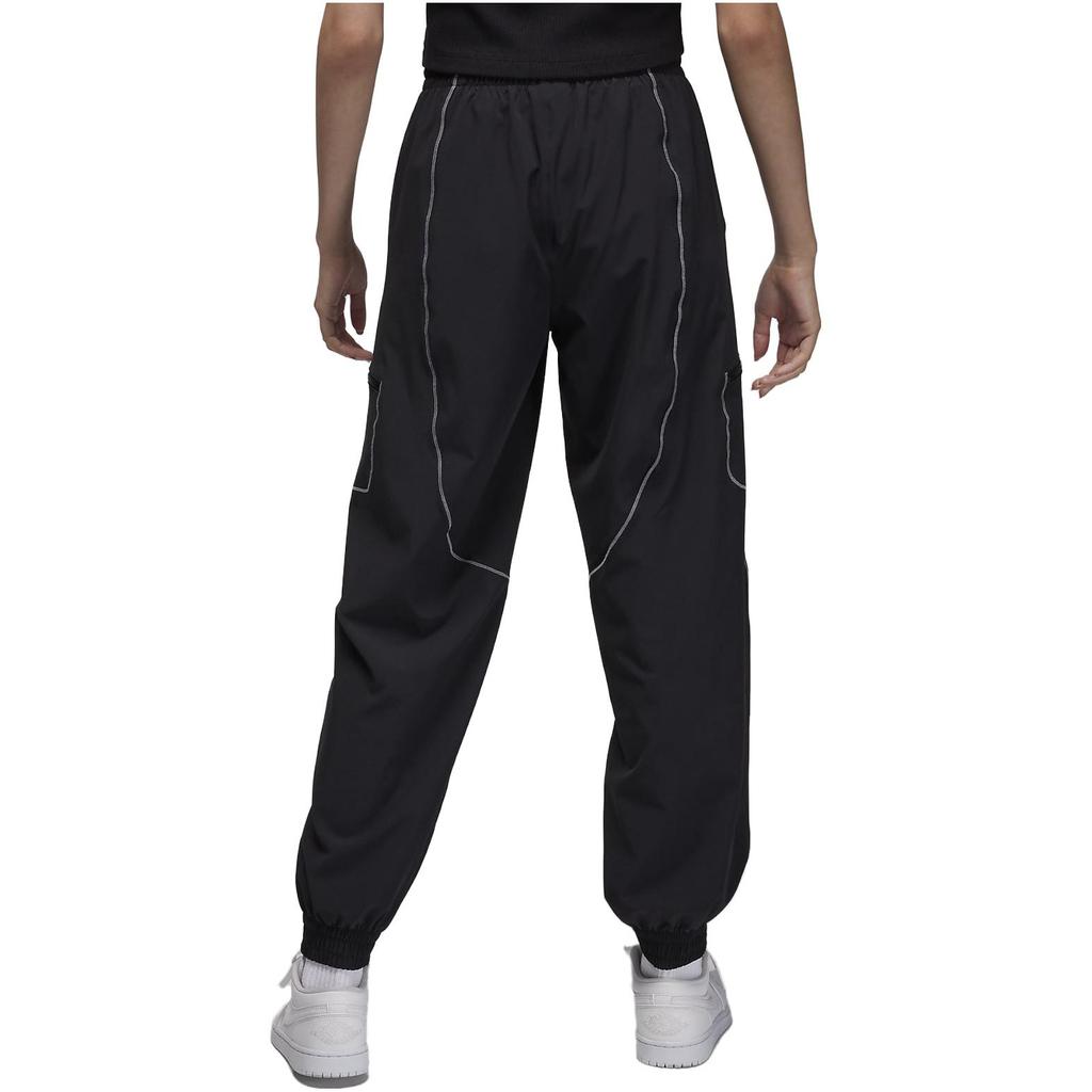 Jordan Sport Line Quick-Dry Cuffed Knit Pants Women Bottoms Black FB4660-010