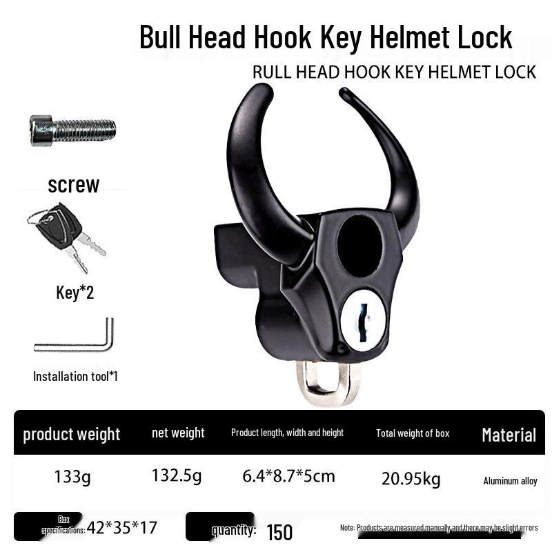 Elektrofahrzeug Frontmontierter Multifunktionaler Diebstahlsicherer Helm-/Batterie-Schlosshaken