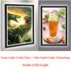 24x36 LED Movie Poster Frame Light Box Black Slim Edge Lit Backlit Advertising Display Wall Mount Cinema