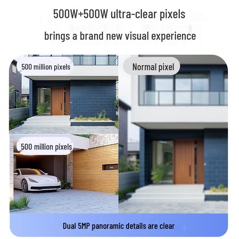 Smart Wireless Outdoor Surveillance Camera with HD Night Vision and Dual-Picture Capability
