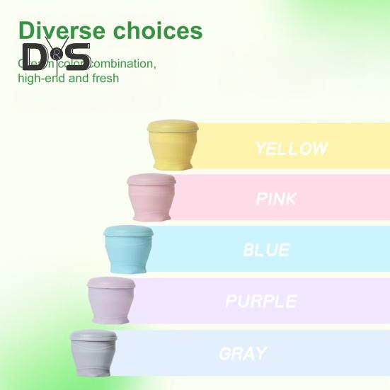 Silicone Folding Water Cup with Lanyard 180ML Reusable Portable Drinking Mug Wide-Mouth Lightweight Collapsible Drinking Vessel for Travel Outdoor