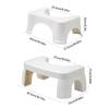 Footrest Toilet Seat Stool White Foot Stool High Quality Foot Resting Stool  Bathroom