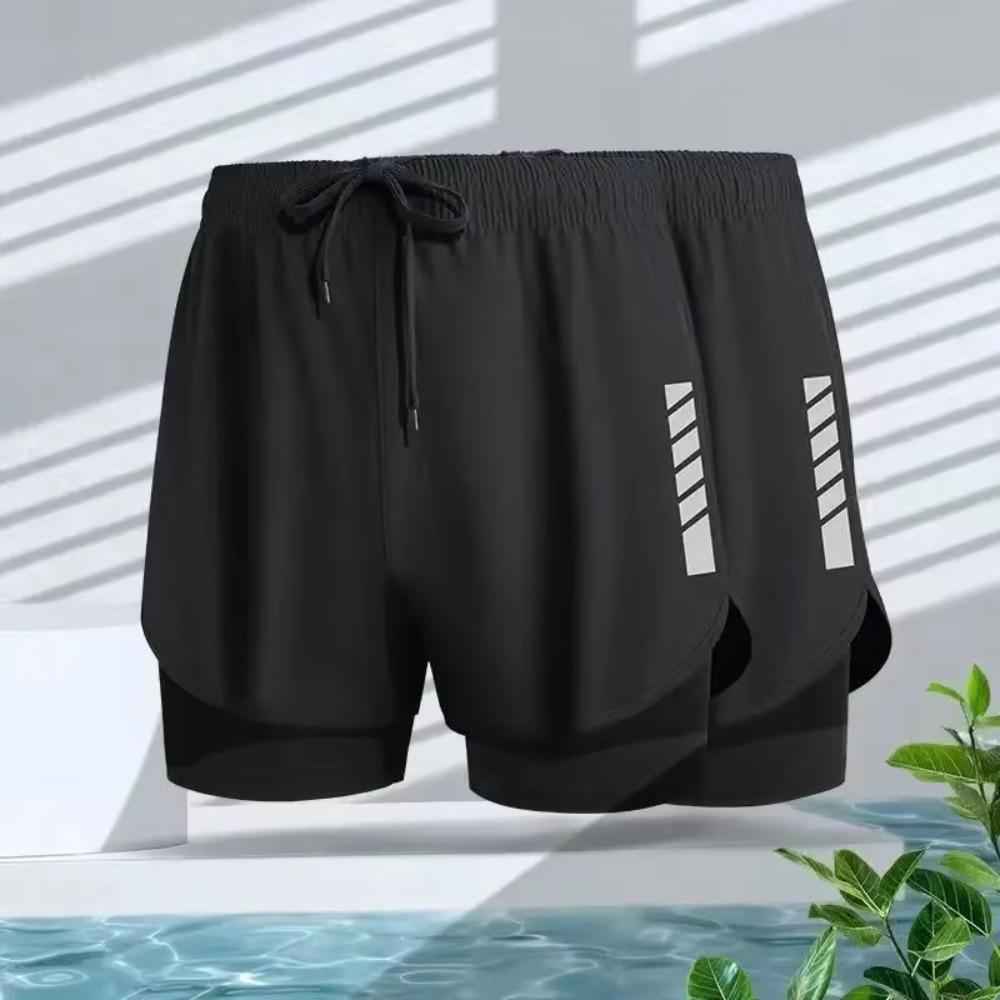 Anti Awkward Men's Swimsuit New Design Adult Swimwear Anti Awkward Swim Pants Set Swimming