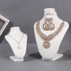 Practical Sturdy Lint Jewelry Bust Stand Small Necklace Display Holder Jewelry Accessory for Trade Show Exhibits