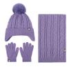 Xihong Kids Winter Hat Scarf Gloves Set