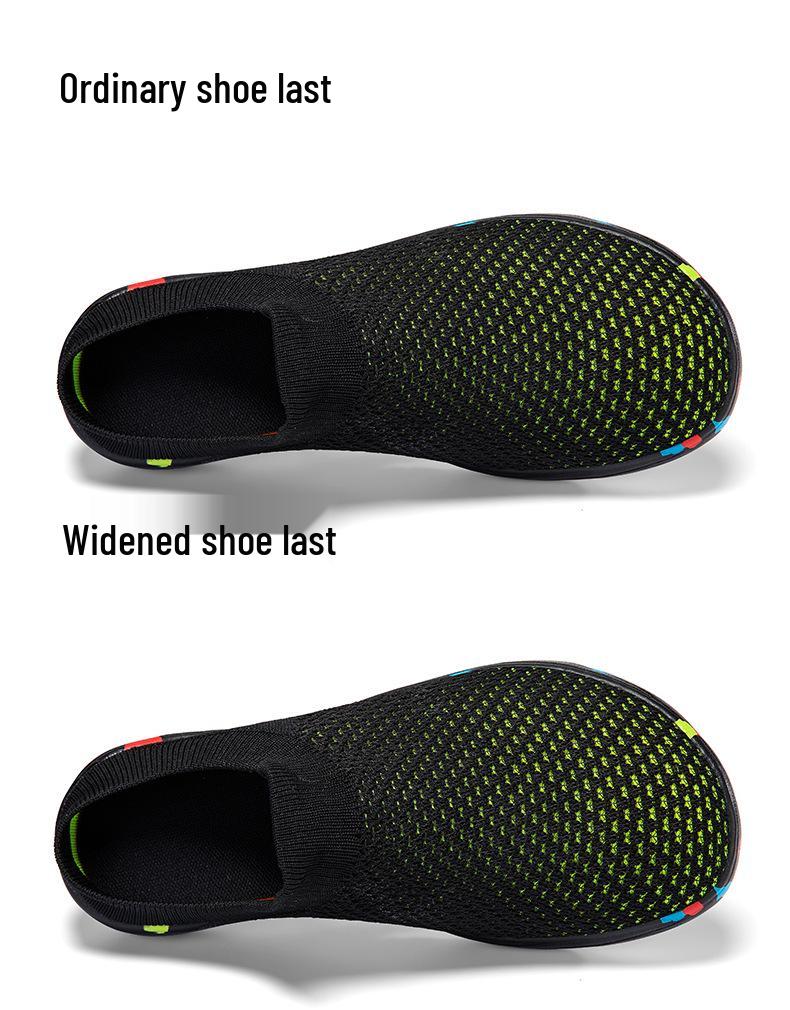 Extra Wide Men's Barefoot Walking Shoes with Wide Toe Box, Zero Drop, Size 48, Suitable for Post-Surgery Comfort