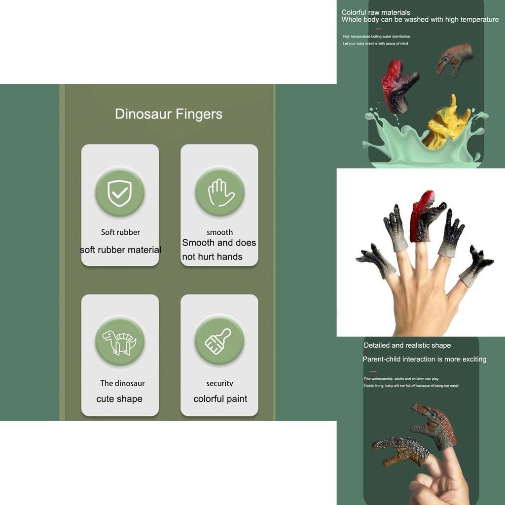 Dinosaur Finger Puppet Toy Set For Kids Fun And Educational Learning Tools For Children