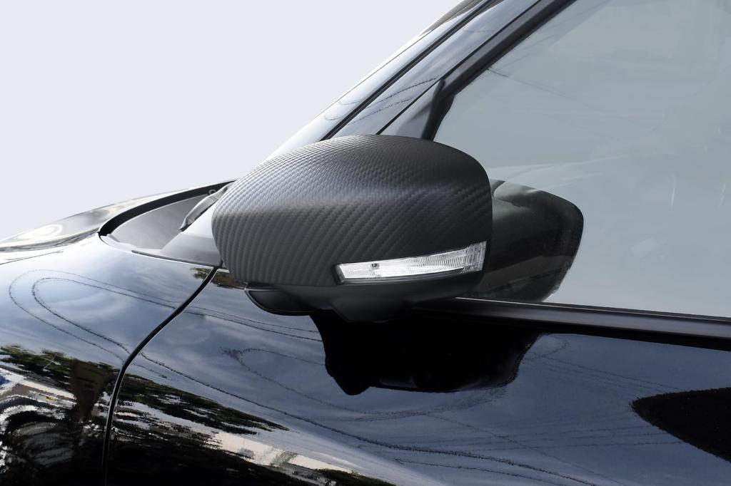 SecondStage Suzuki Swift Sport ZC33S Door Mirror Matte Black Carbon Fiber S010AES (Side Mirror) Covers, Style,