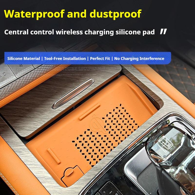 For GWM Tank 500Hi4-T Car Wireless Charging Silicone Pad Automotive Liquid Silicone Pad Automotive Interior Modify Accessories