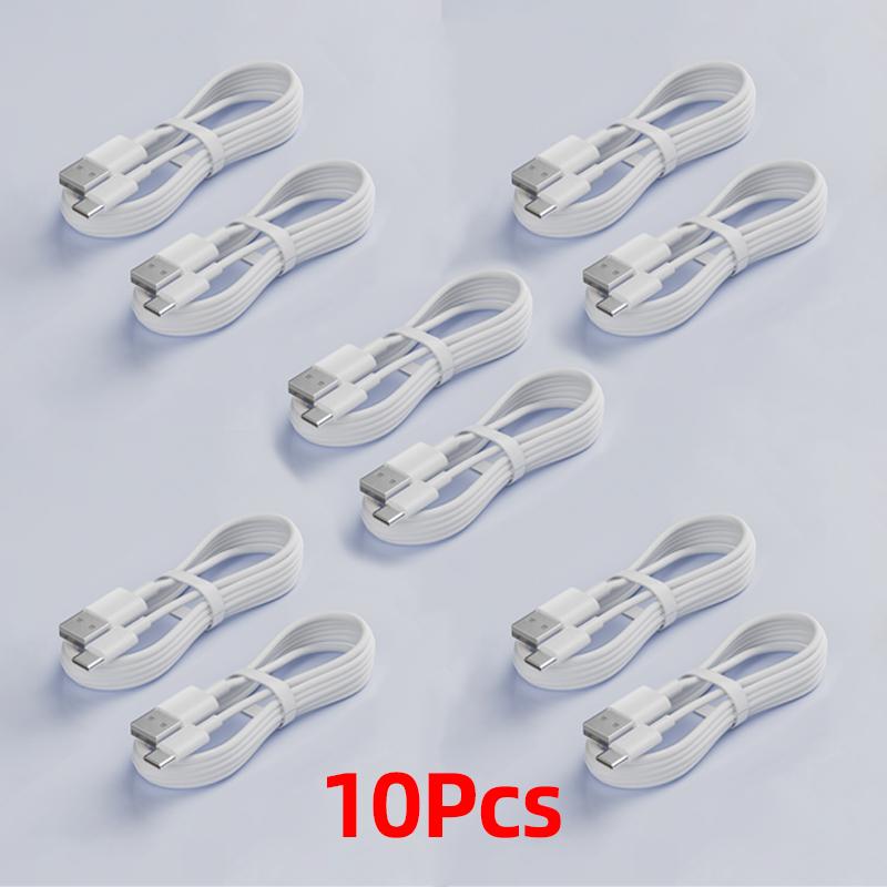 Xiaomi 1-3PCS 10A 100W Type C Super Fast Charging Cable Data Cord For Huawei For OPPO For vivo For iQoo Quick Charing USB C Cables