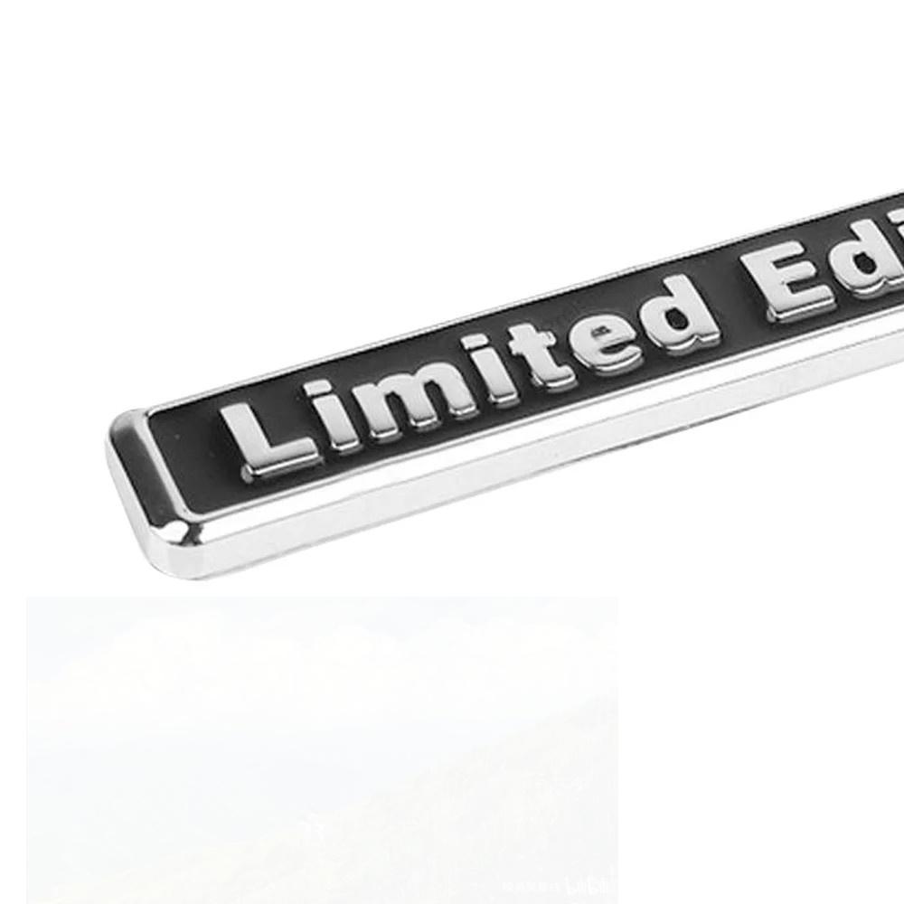 3D Chrome Metal Sticker Car Styling Limited Edition Emblem Badge
