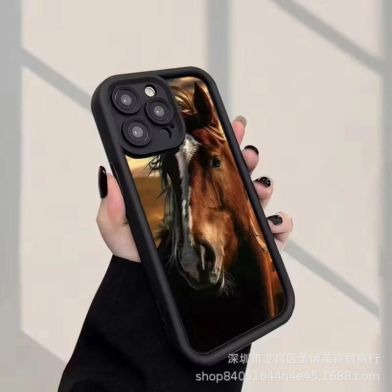 The new horse is suitable for Apple 17promax mobile phone case iPhone16/15 emery 14/13 protective case 11.