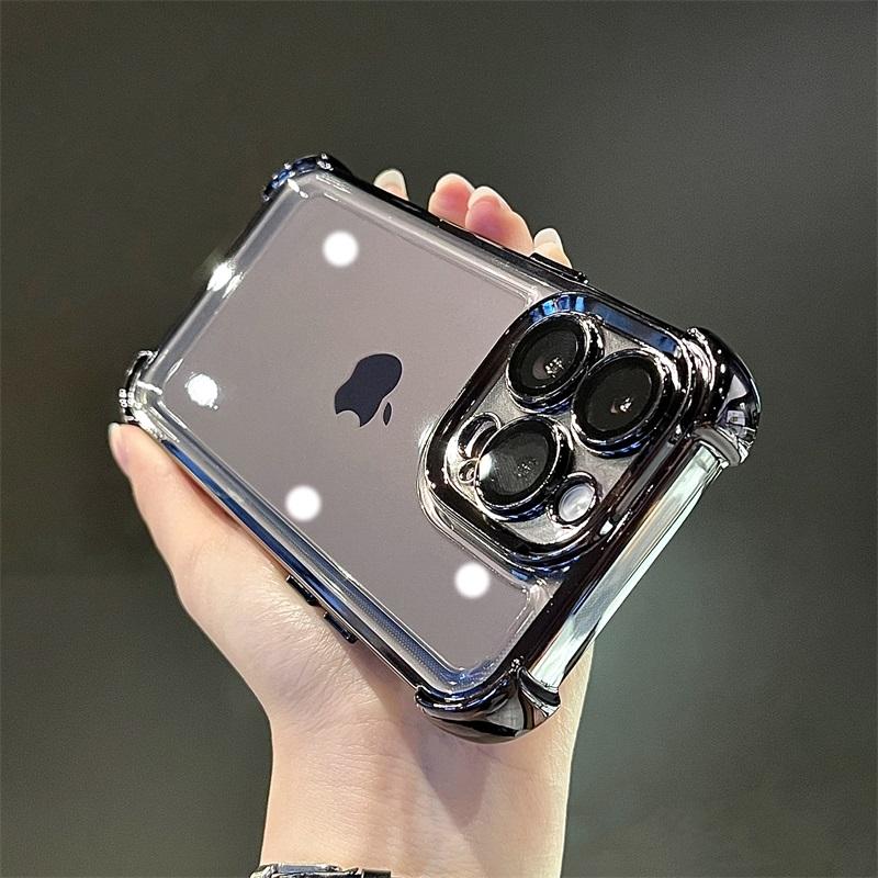 Applicable to Apple 11promax mobile phone case, the new model has its own lens film iPhone11 electroplating airbag 11 anti-drop 11.