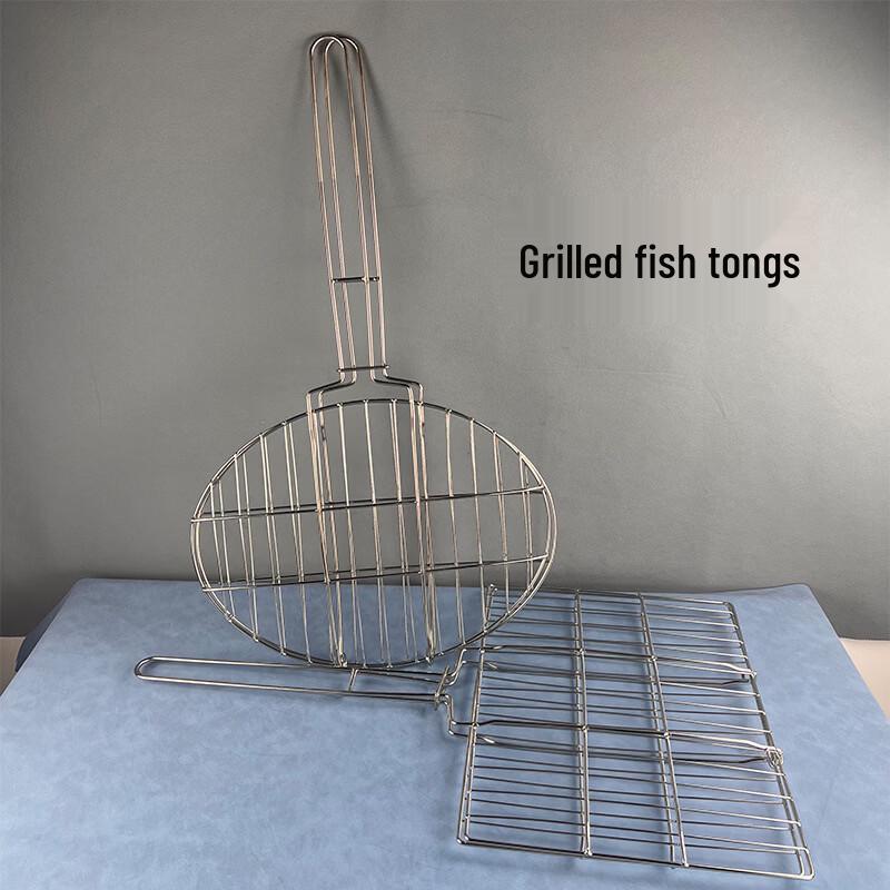 Stainless Steel Round Fish Grilling Basket